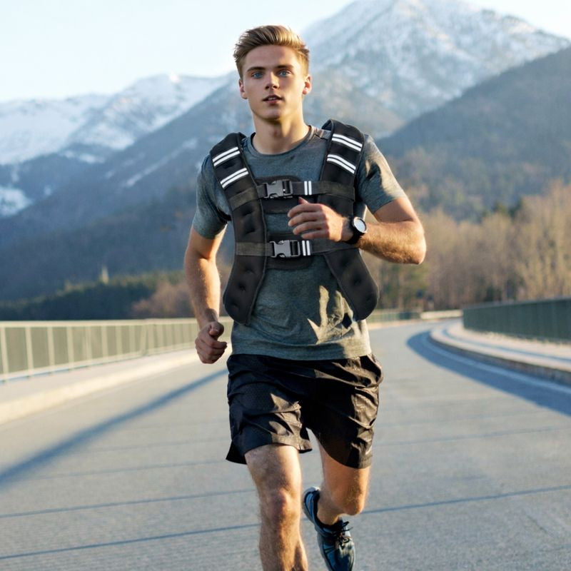 Boost Strength & Burn More Calories – Adjustable Home & Outdoor 16 lbs. Weighted Vest