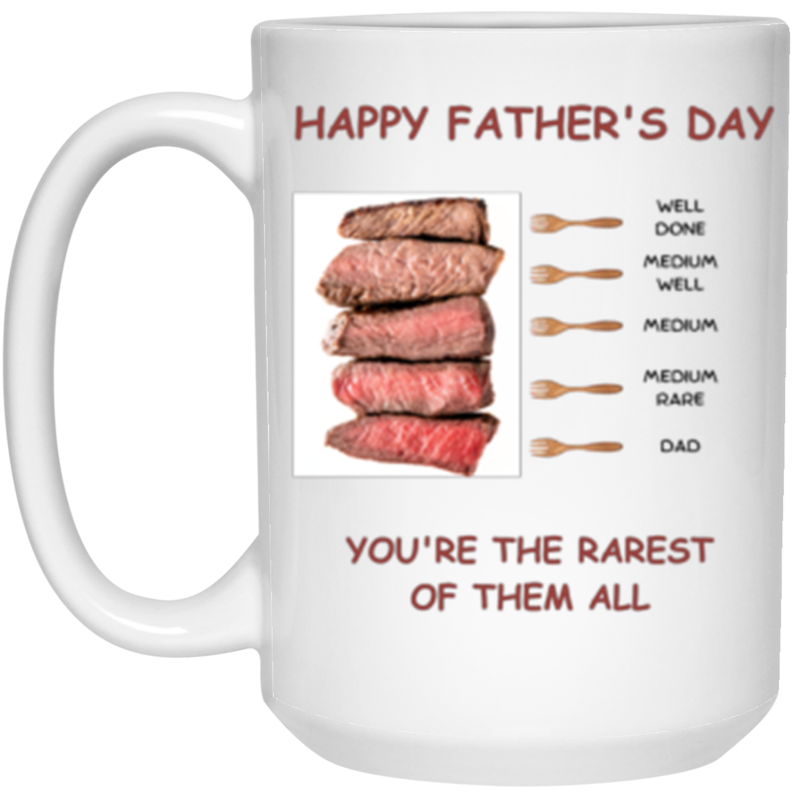 You're The Rarest Father's Day 15 ounce Mug