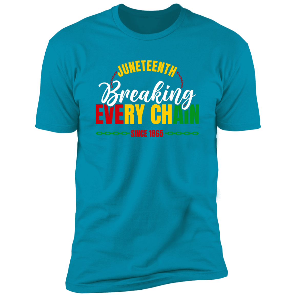 Juneteenth Breaking Every Chain T-Shirt White