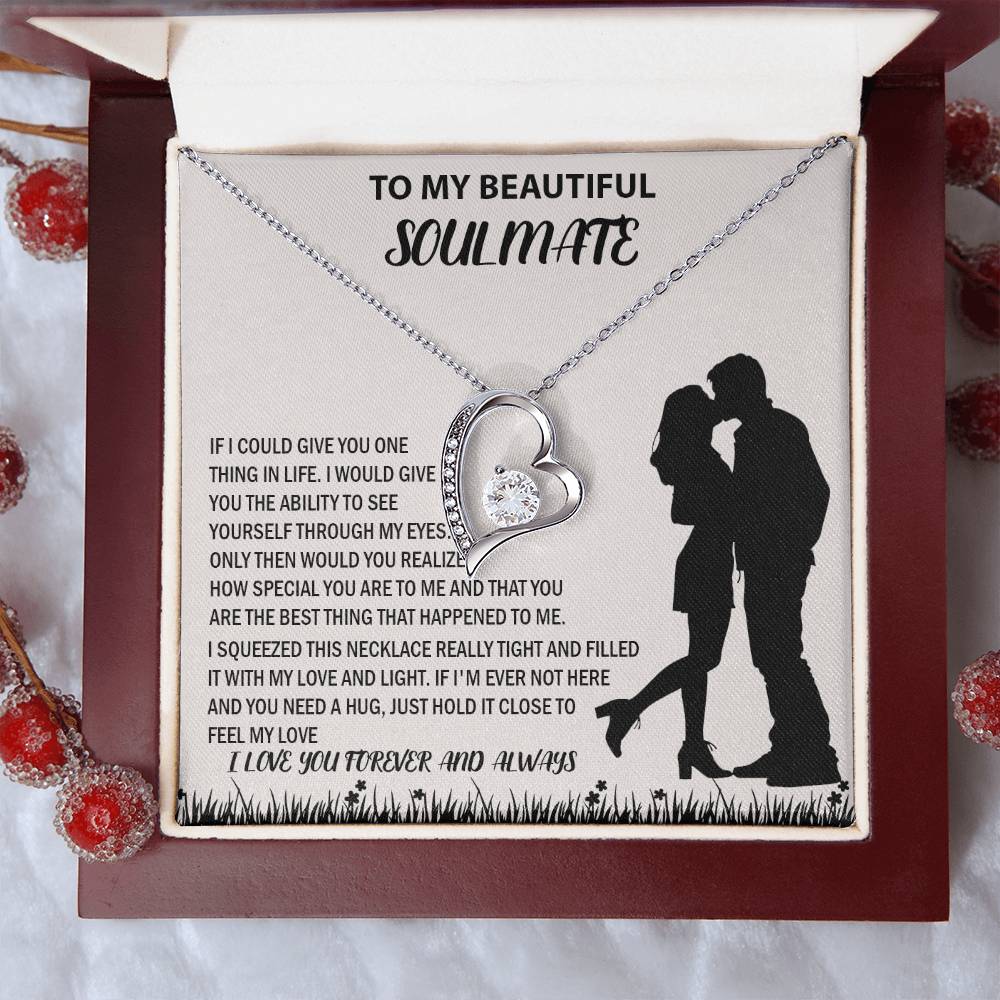 To My Beautiful Couple Soulmate Forever Love Necklace