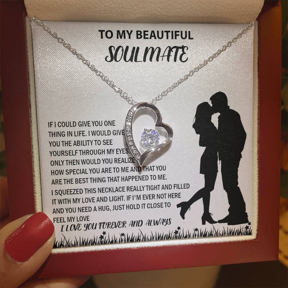 To My Beautiful Couple Soulmate Forever Love Necklace