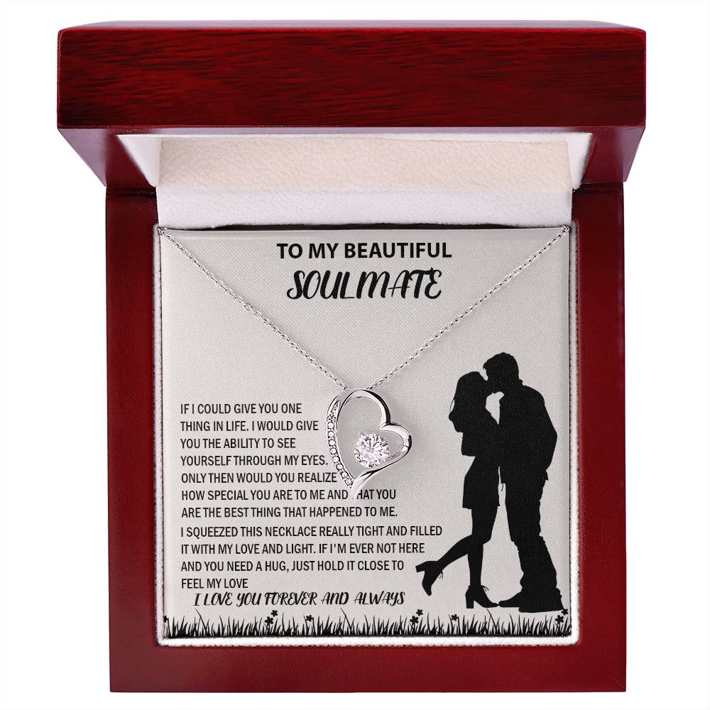 To My Beautiful Couple Soulmate Forever Love Necklace