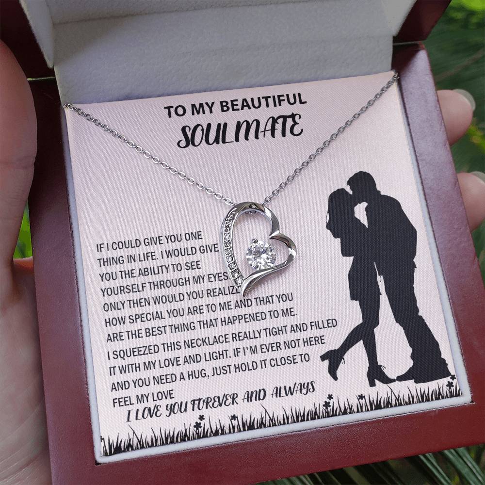 To My Beautiful Couple Soulmate Forever Love Necklace