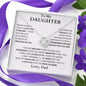 To My Daughter | Forever Love | Love Knot Necklace | From Dad