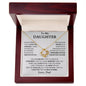 To My Daughter | Forever Love | Love Knot Necklace | From Dad
