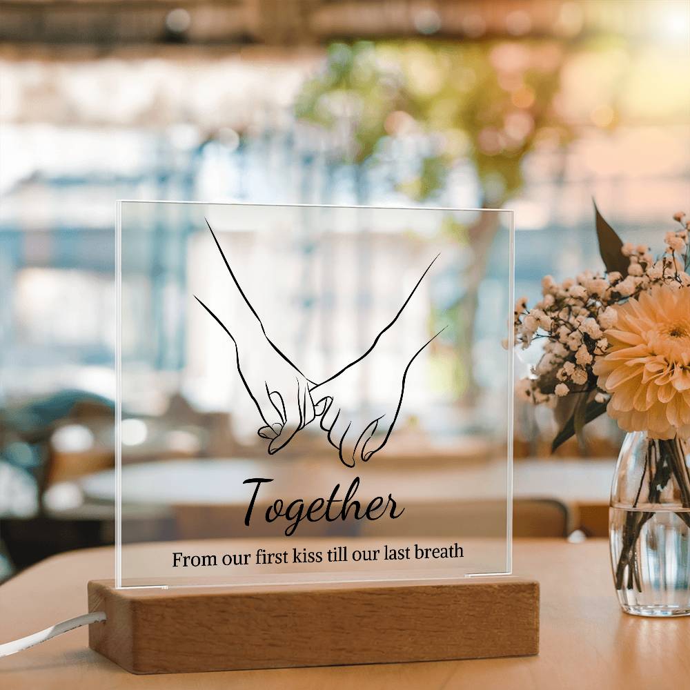 Together - Square Shaped Acrylic Plaque