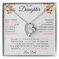 To My Daughter | You Are Braver | Forever Love Necklace | From Dad