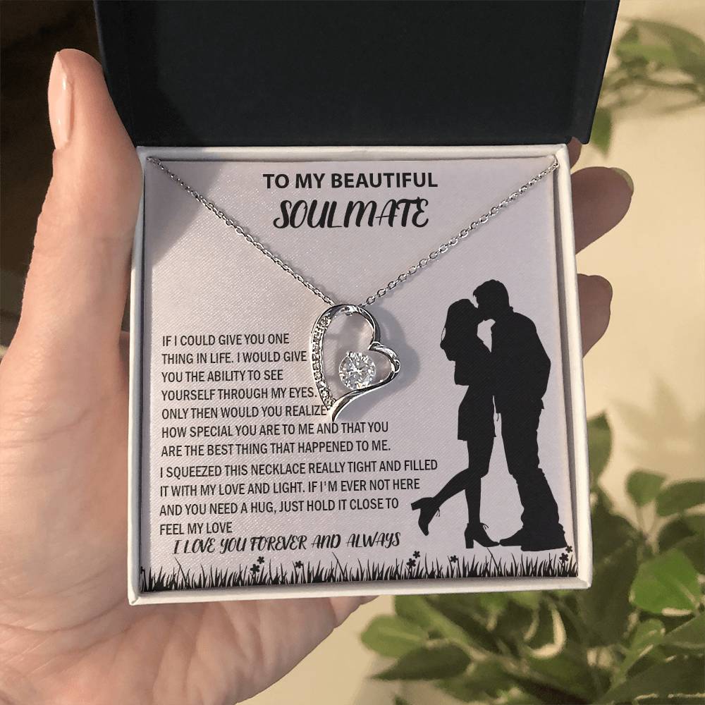 To My Beautiful Couple Soulmate Forever Love Necklace