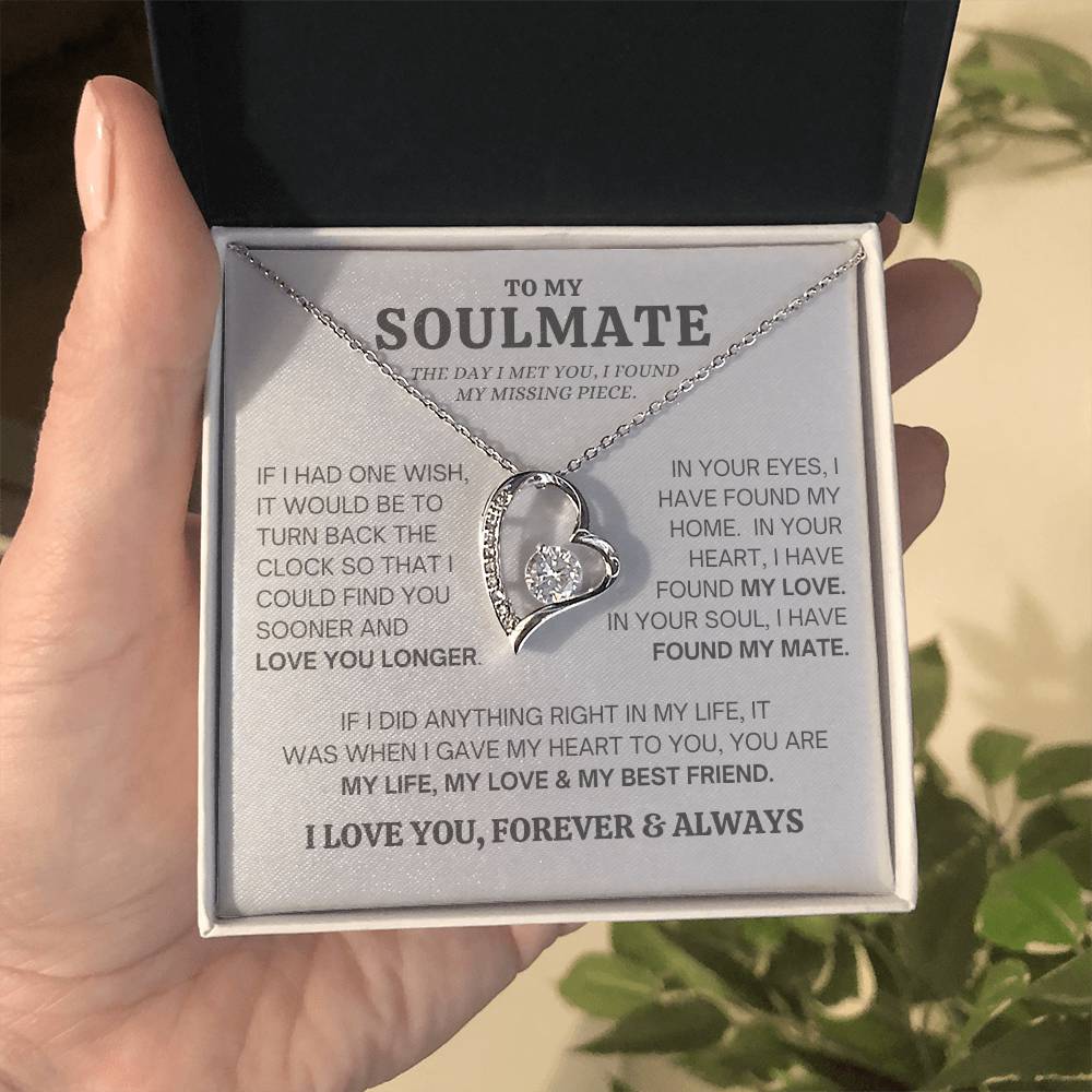 I Found My Missing Piece Forever Love Necklace