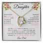 To My Daughter | You Are Braver | Forever Love Necklace | From Dad