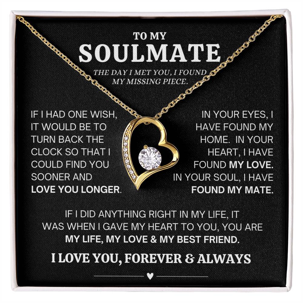 To My Soulmate-Found My Missing Piece Soulmate