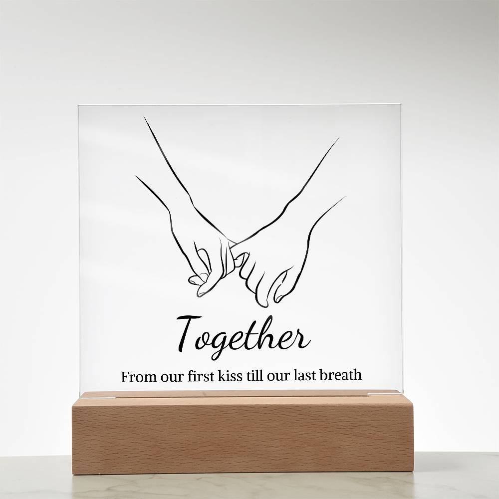 Together - Square Shaped Acrylic Plaque