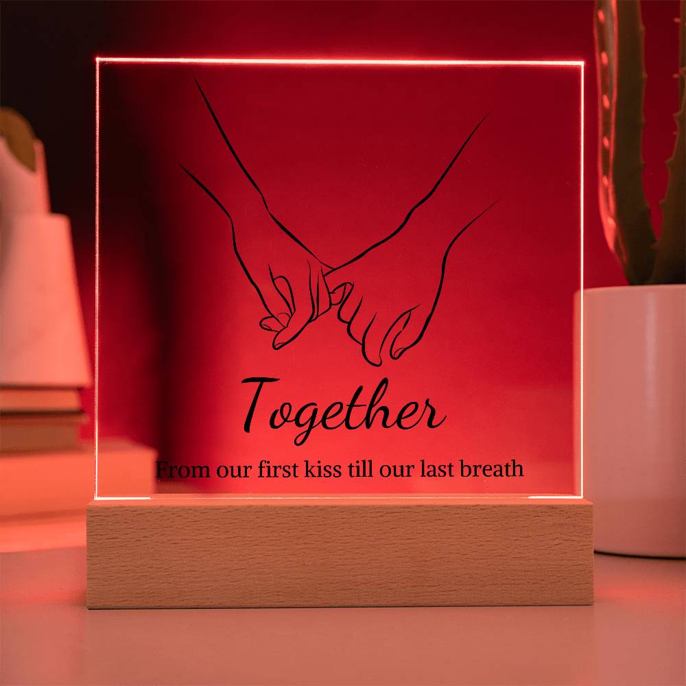 Together - Square Shaped Acrylic Plaque