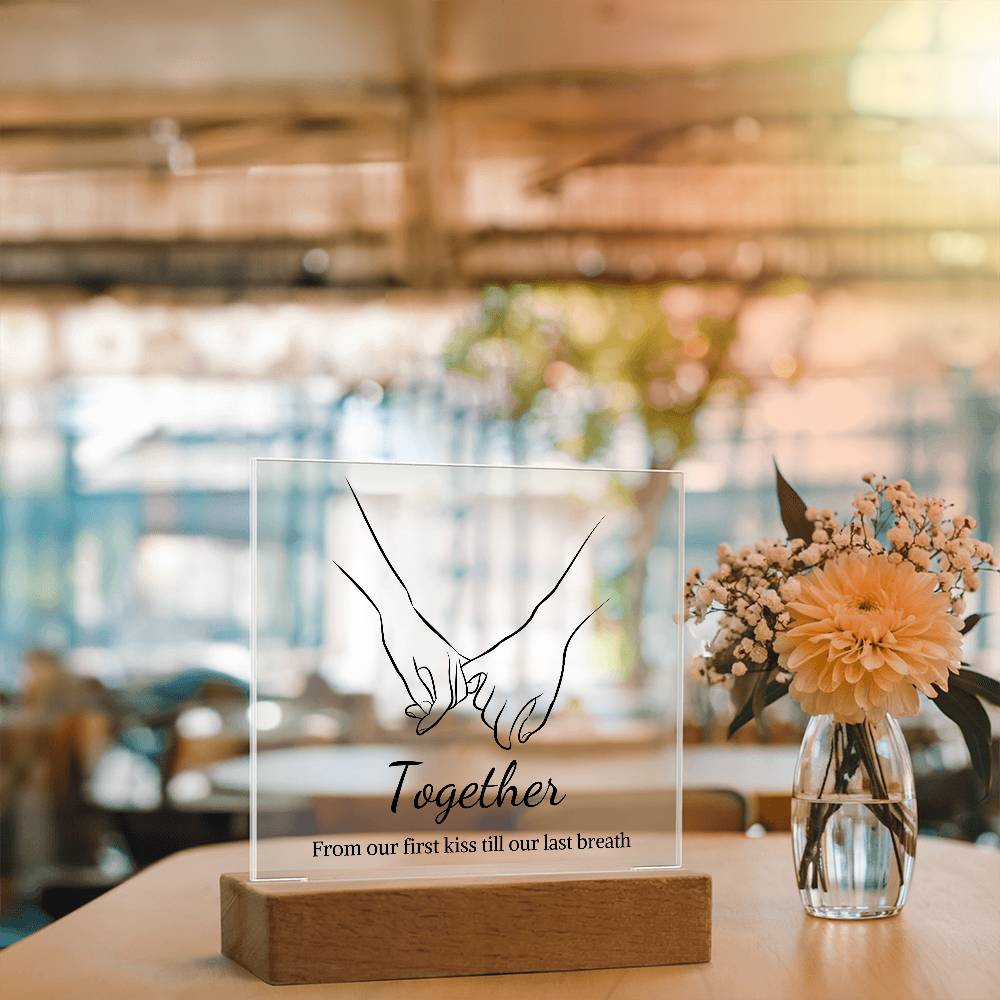 Together - Square Shaped Acrylic Plaque