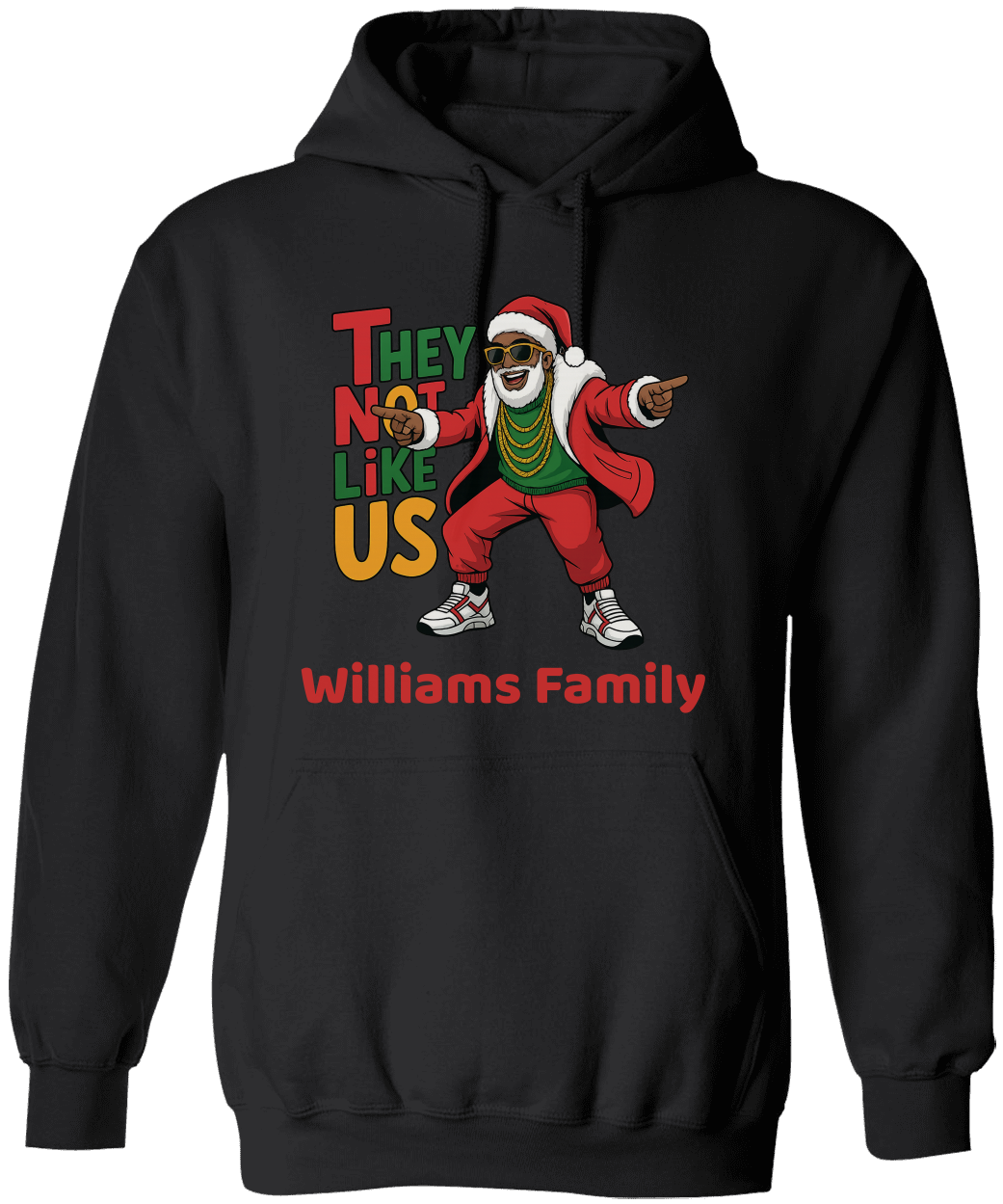 "They Not Like Us" – Personalized Family Christmas Shirts, Sweaters & Hoodies | Matching Holiday Outfits