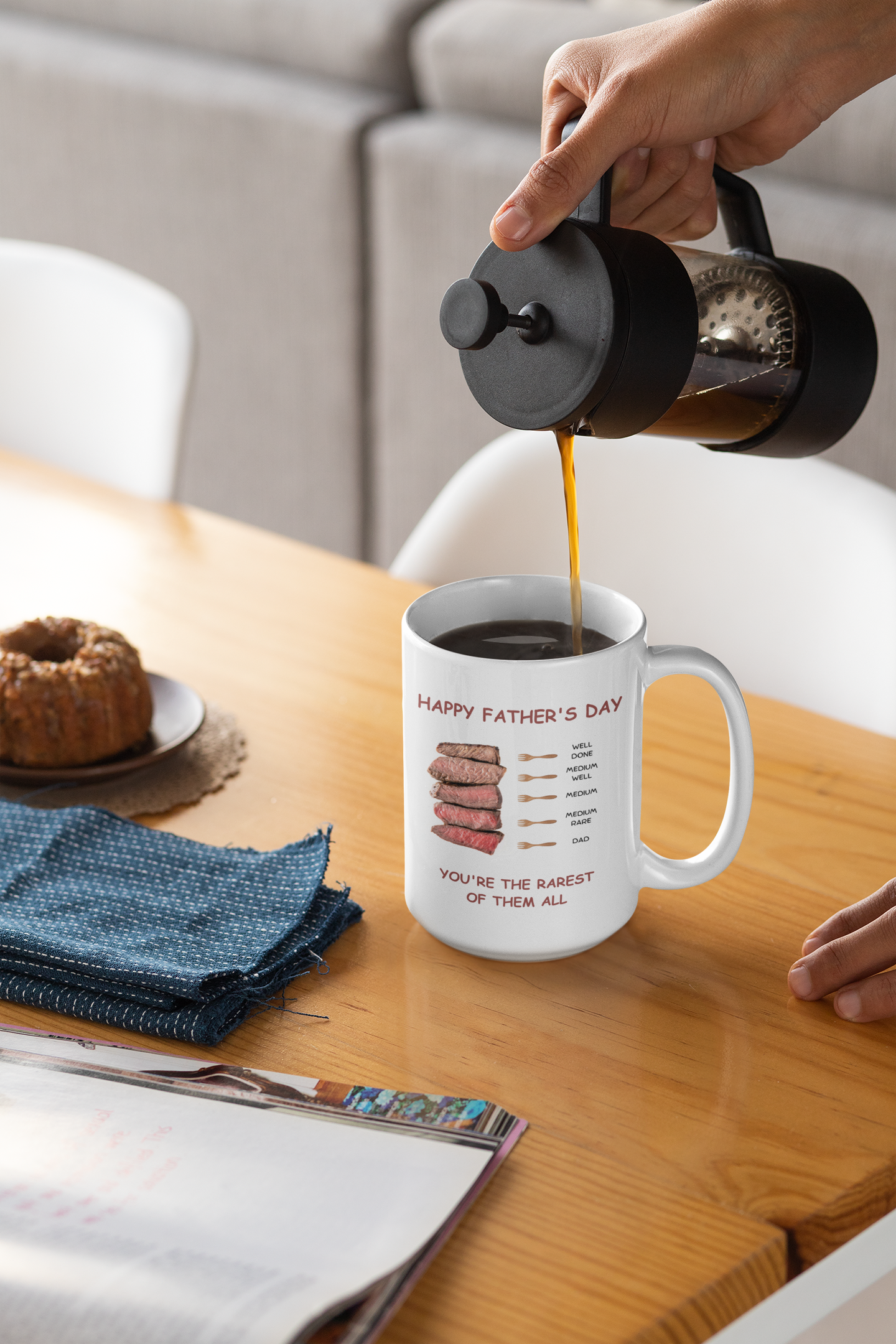 You're The Rarest Father's Day 15 ounce Mug