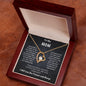 To My Mom Forever Love Necklace-blue