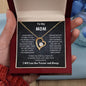 To My Mom Forever Love Necklace-blue