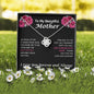 To My Beautiful Mother Love Knot Necklace Best Mother