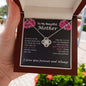 To My Beautiful Mother Love Knot Necklace Best Mother