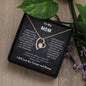 To My Mom Forever Love Necklace-blue