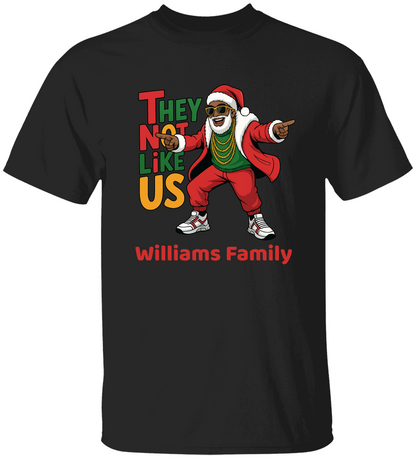 "They Not Like Us" – Personalized Family Christmas Shirts, Sweaters & Hoodies | Matching Holiday Outfits