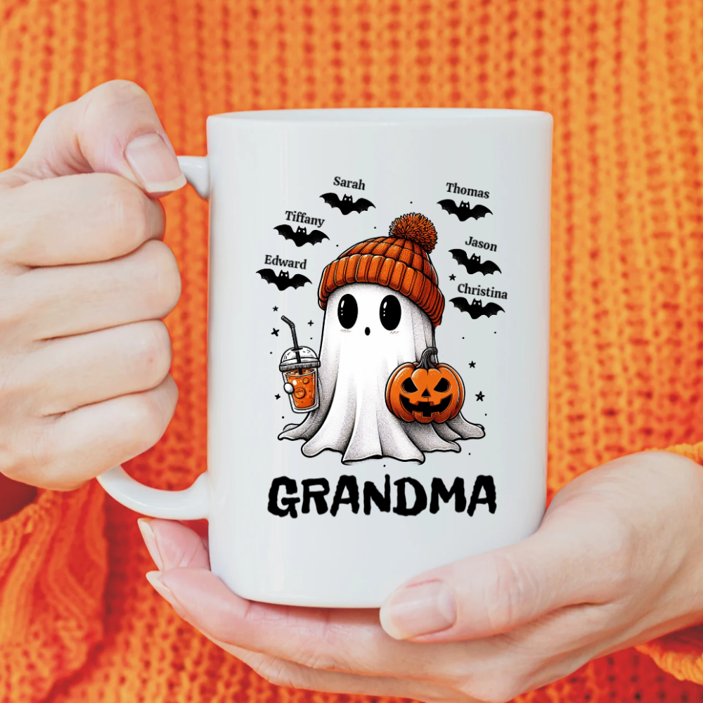 Personalized Cute Ghost Halloween Mug