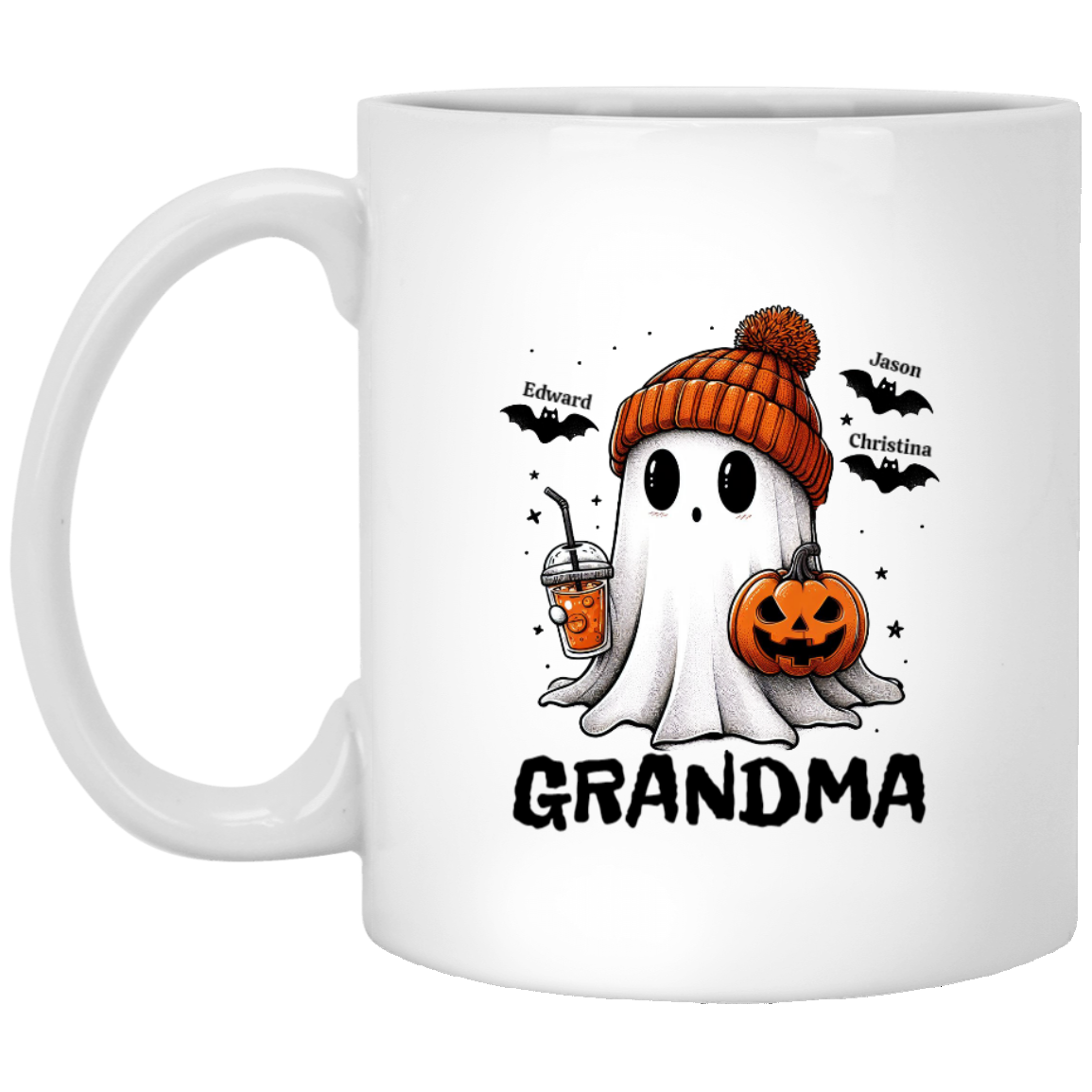 Personalized Cute Ghost Halloween Mug