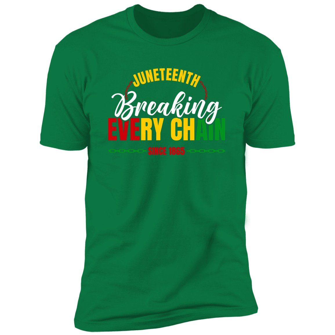 Juneteenth Breaking Every Chain T-Shirt White