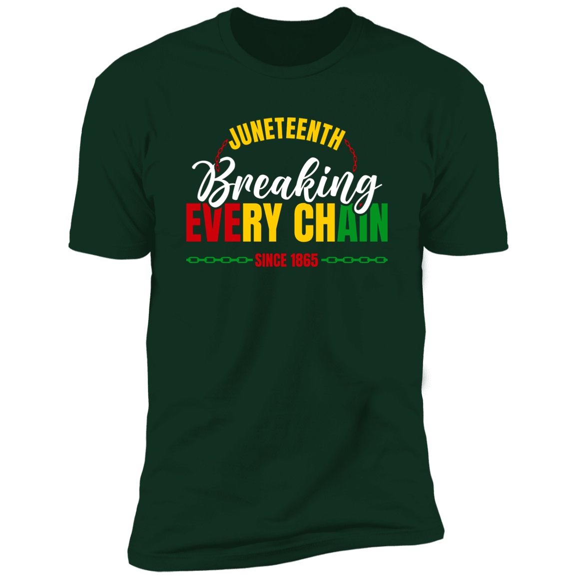 Juneteenth Breaking Every Chain T-Shirt White