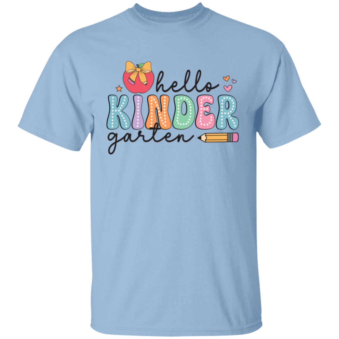 Hello Kindergarten Apple Youth T-Shirt