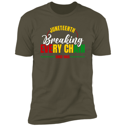 Juneteenth Breaking Every Chain T-Shirt White