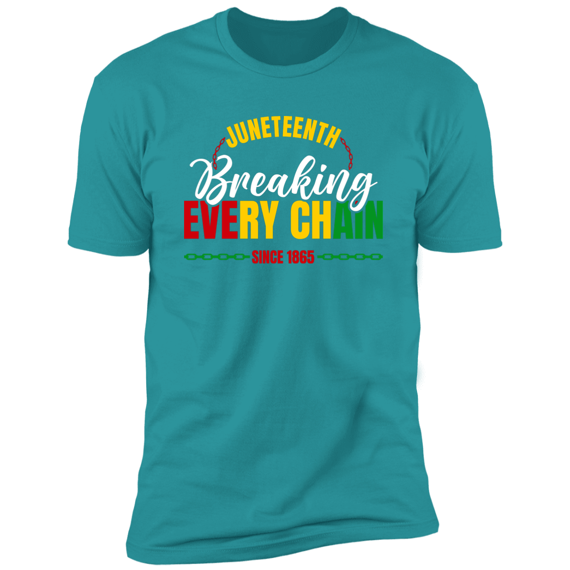 Juneteenth Breaking Every Chain T-Shirt White