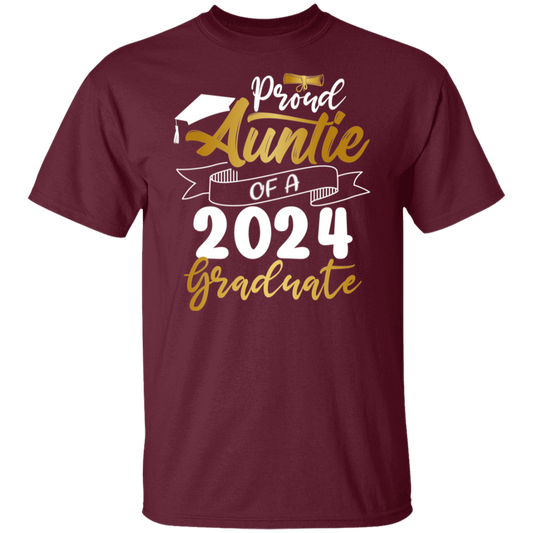 Proud Auntie Graduation T-Shirt 2024