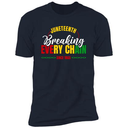 Juneteenth Breaking Every Chain T-Shirt White