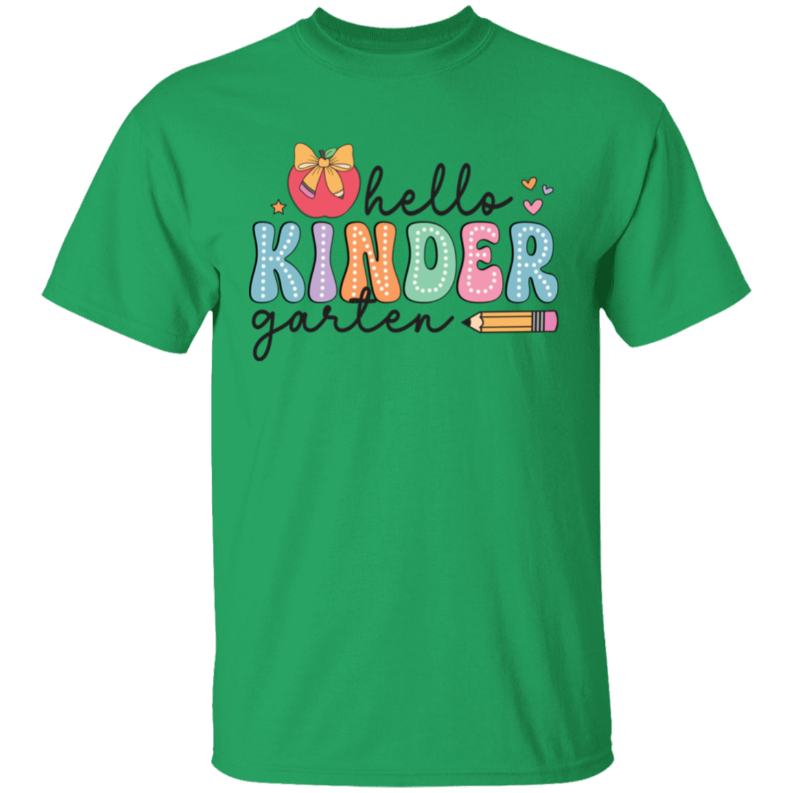 Hello Kindergarten Apple Youth T-Shirt