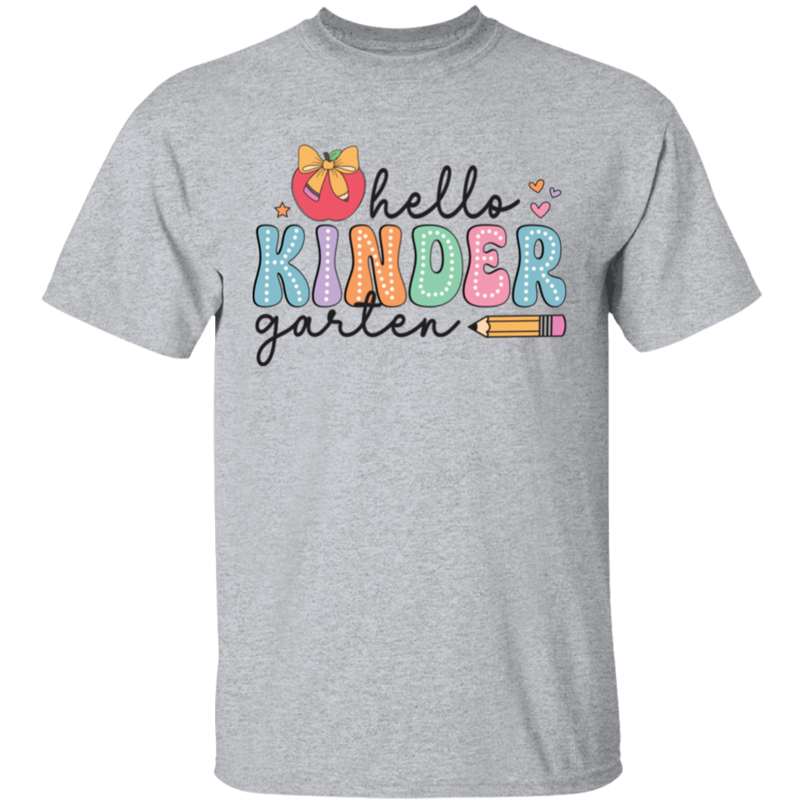 Hello Kindergarten Apple Youth T-Shirt
