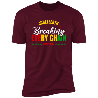 Juneteenth Breaking Every Chain T-Shirt White