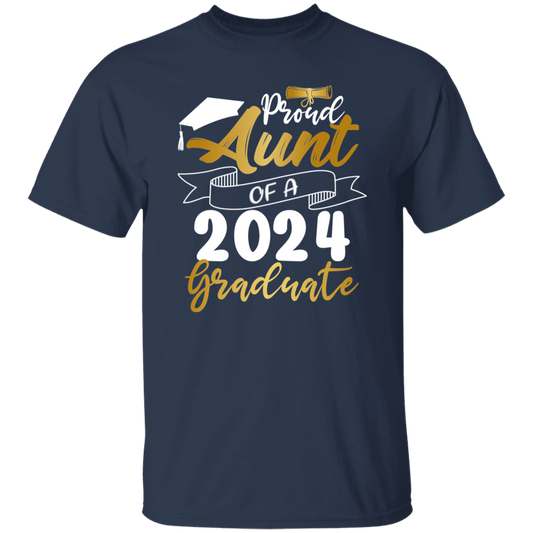 Proud Aunt Uncle Graduation T-Shirt 2024