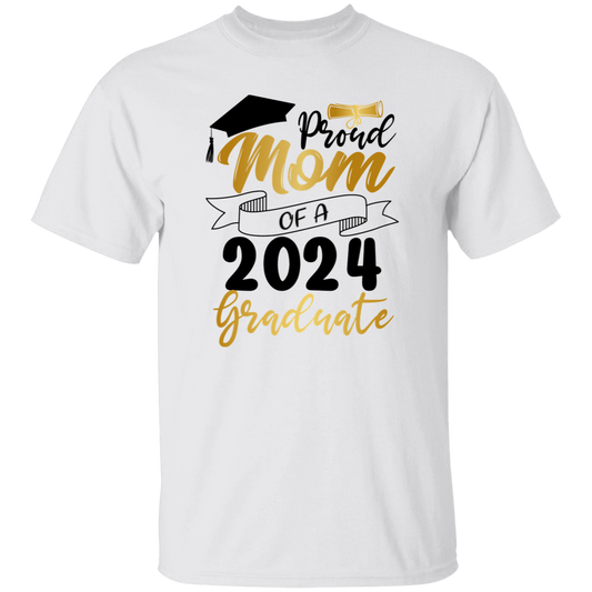 Proud Mom Dad Graduation T-Shirt 2024