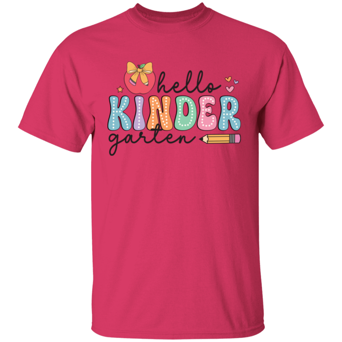 Hello Kindergarten Apple Youth T-Shirt