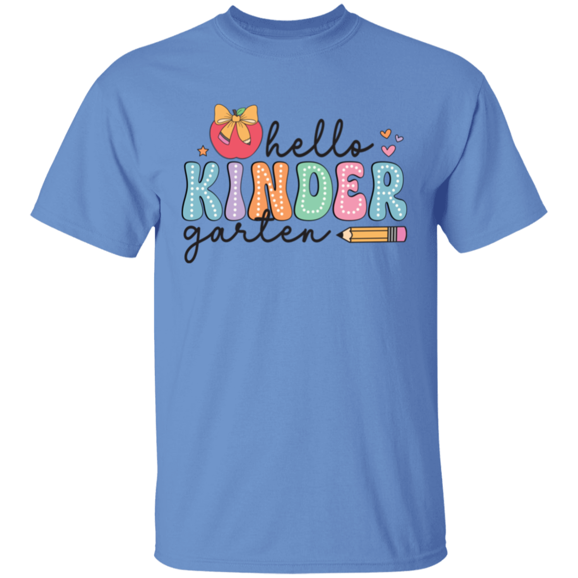 Hello Kindergarten Apple Youth T-Shirt