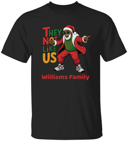 "They Not Like Us" – Personalized Family Christmas Shirts, Sweaters & Hoodies | Matching Holiday Outfits