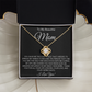 To My Beautiful Mom | Your Life Lessons | Love Knott Necklace