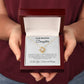 To My Beautiful Daughter | Forever and Always | Love Knot Necklace