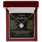 To My Soulmate Time Ceases To Exist Love Knot Necklace