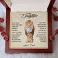 Dad's Love and Pride Love Knot Necklace