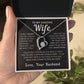 My Amazing Wife Necklace - I Couldn't Live Without You