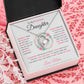 To My Precious Daughter " Someday When The Pages" Love Mom Necklace