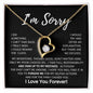 I'm Sorry Forever Love Necklace